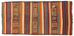 5'5" x 11' Vintage Moroccan Kilim