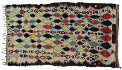 4'11" x 8'3" Vintage Moroccan Rug