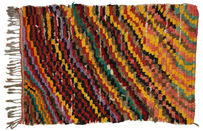 3'6" x 5' Vintage Moroccan Rug