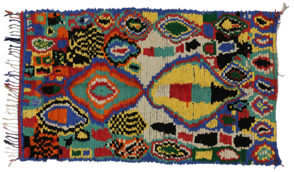 5 x 8 Vintage Moroccan Rug