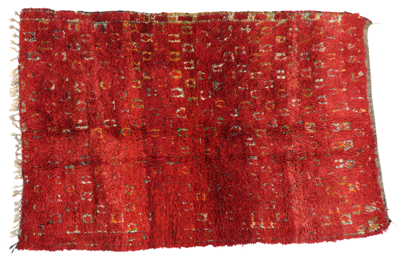 5'6" x 8'4" Vintage Moroccan Rug