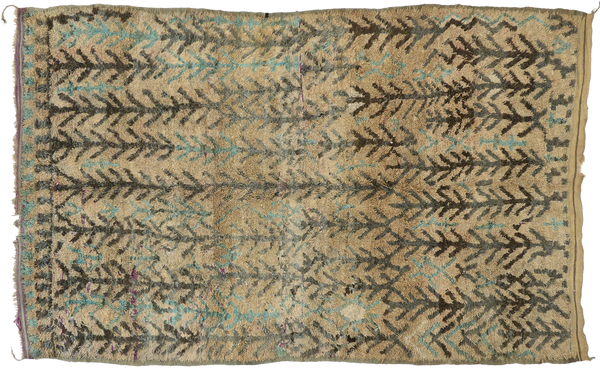 7' x 11'1" Vintage Moroccan Rug