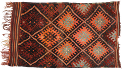 6'6" x 10'8" Vintage Moroccan Rug