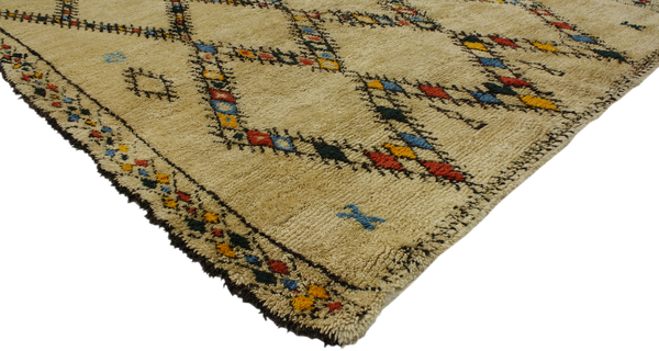 7 x 10 Vintage Beni Ourain Moroccan Rug