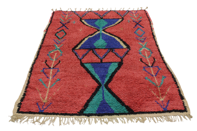 3'9" x 6' Vintage Moroccan Rug