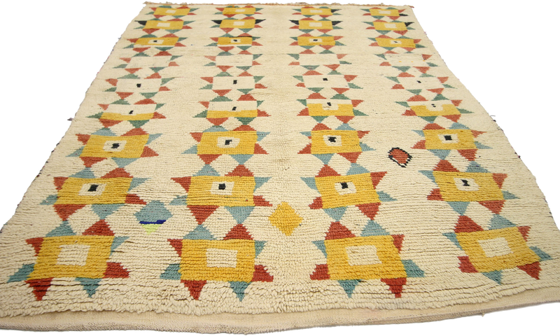 5 x 7 Vintage Moroccan Azilal Rug