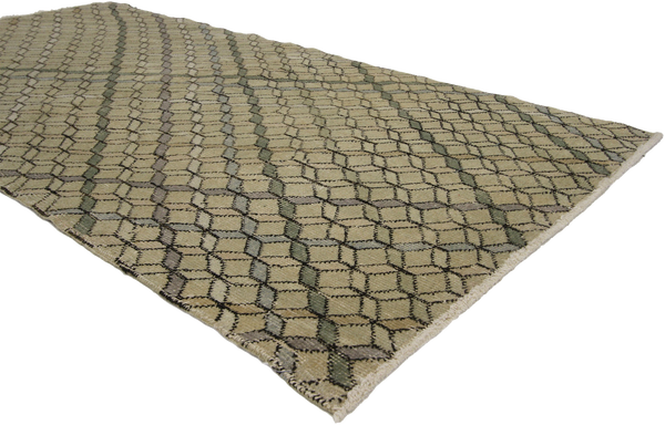 3'11" X 5'11" Vintage Distressed Sivas Rug