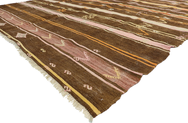7'2" x 11" Vintage Kilim Rug