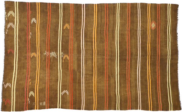 8' x 12'9" Vintage Kilim Rug