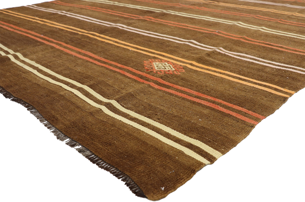 8' x 12'9" Vintage Kilim Rug