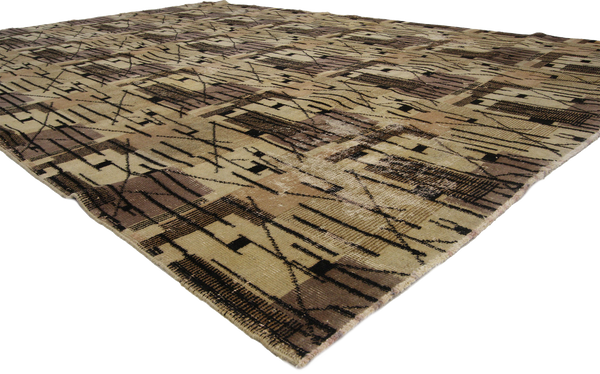 7'1" X 10'5" Zeki Muren Vintage Sivas Rug