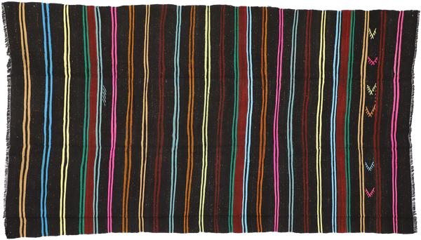 7'2" x 12'5" Vintage Kilim Rug