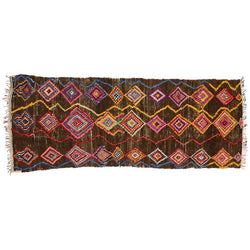 4'4" x 11'4" Vintage Moroccan Rug