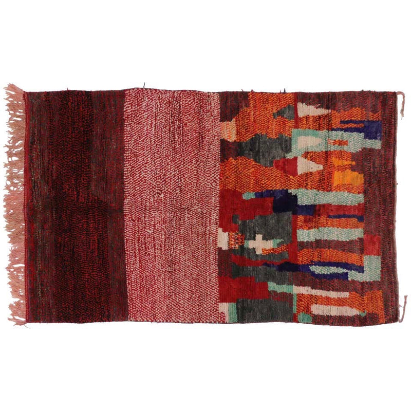 5'1" x 8' Vintage Moroccan Rug
