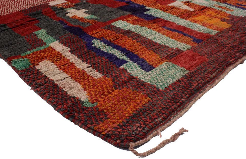 5'1" x 8' Vintage Moroccan Rug