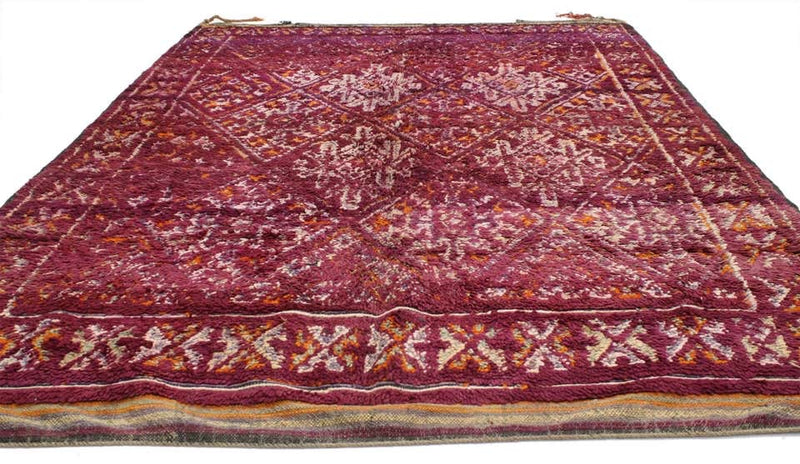 6’2” x 8’ Vintage Moroccan Rug
